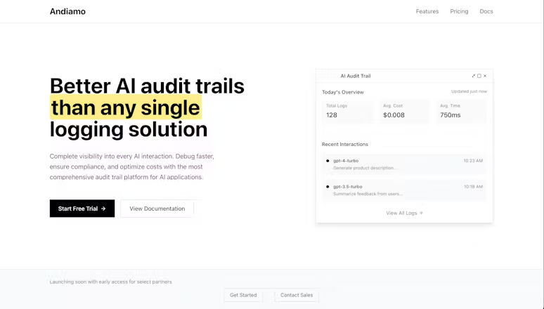 Andiamo screenshot