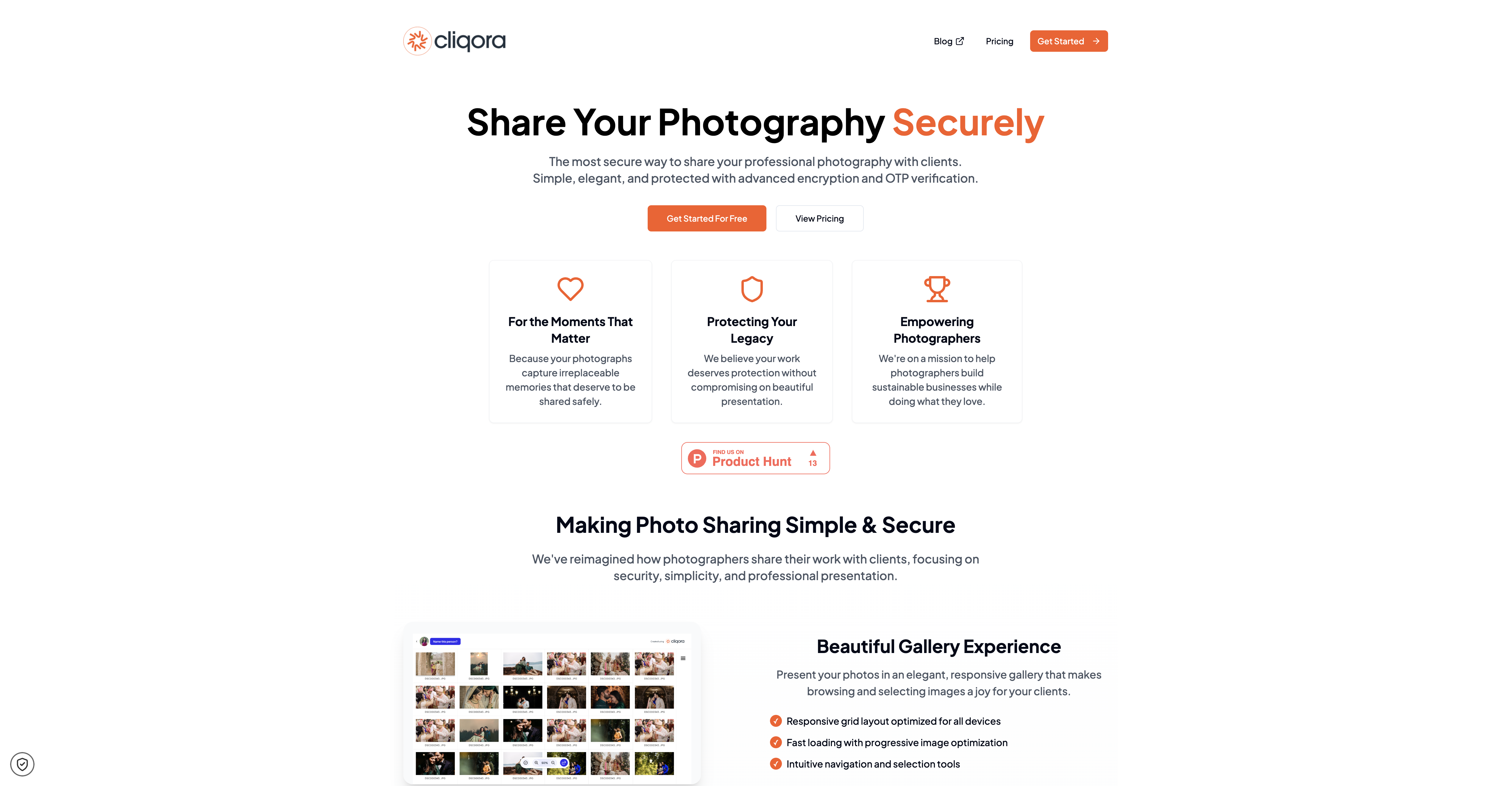 Cliqora screenshot